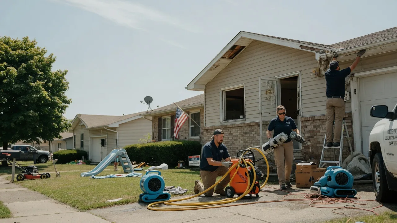 Water Damage Restoration in Chambersburg, IL near me